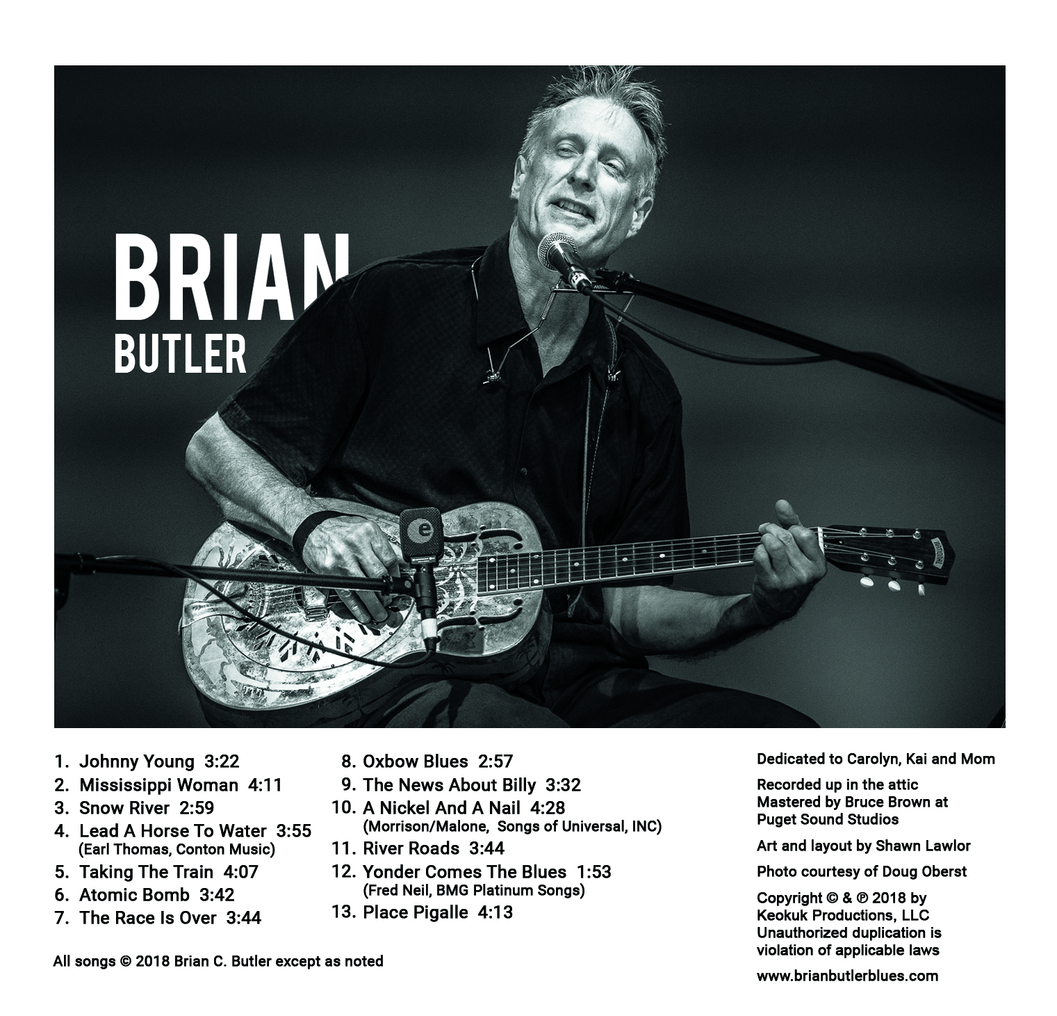 Northwest musician, guitarist and singer Brian Butler